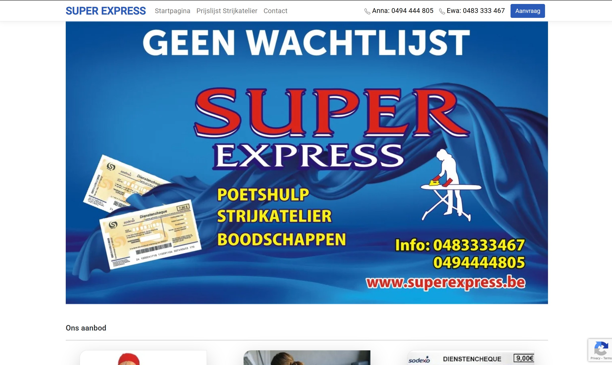 Super Express retro website