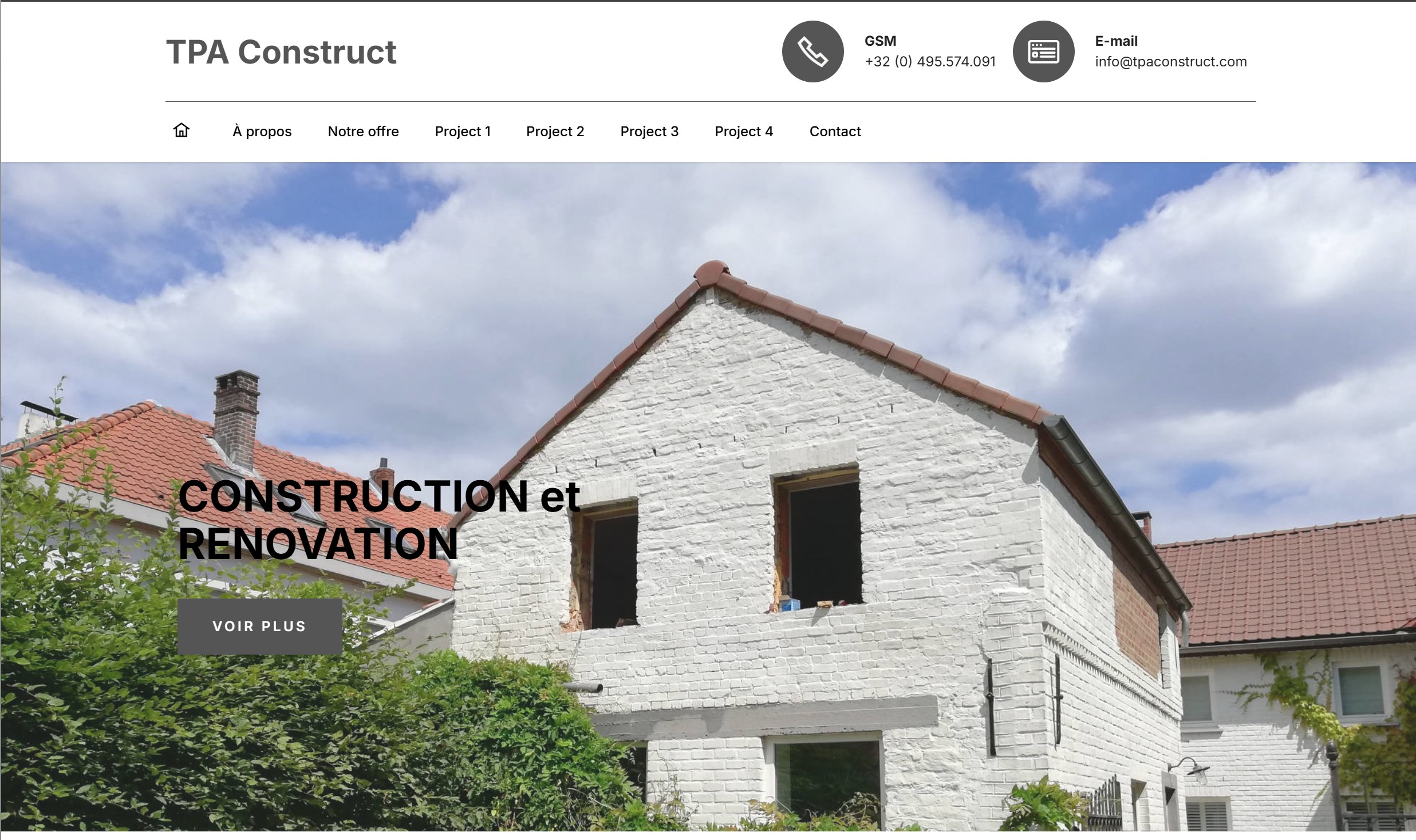 TPA Construct website